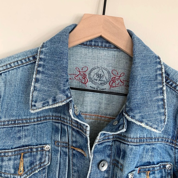 Gap Jeans Denim Jacket - Light Wash - Picture 3 of 5